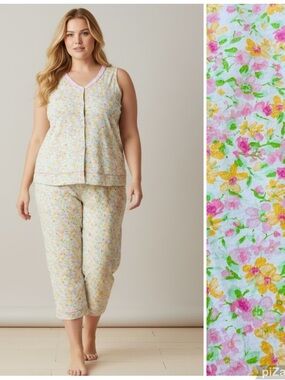 CELESTIAL DREAMS Floral Pajama Set